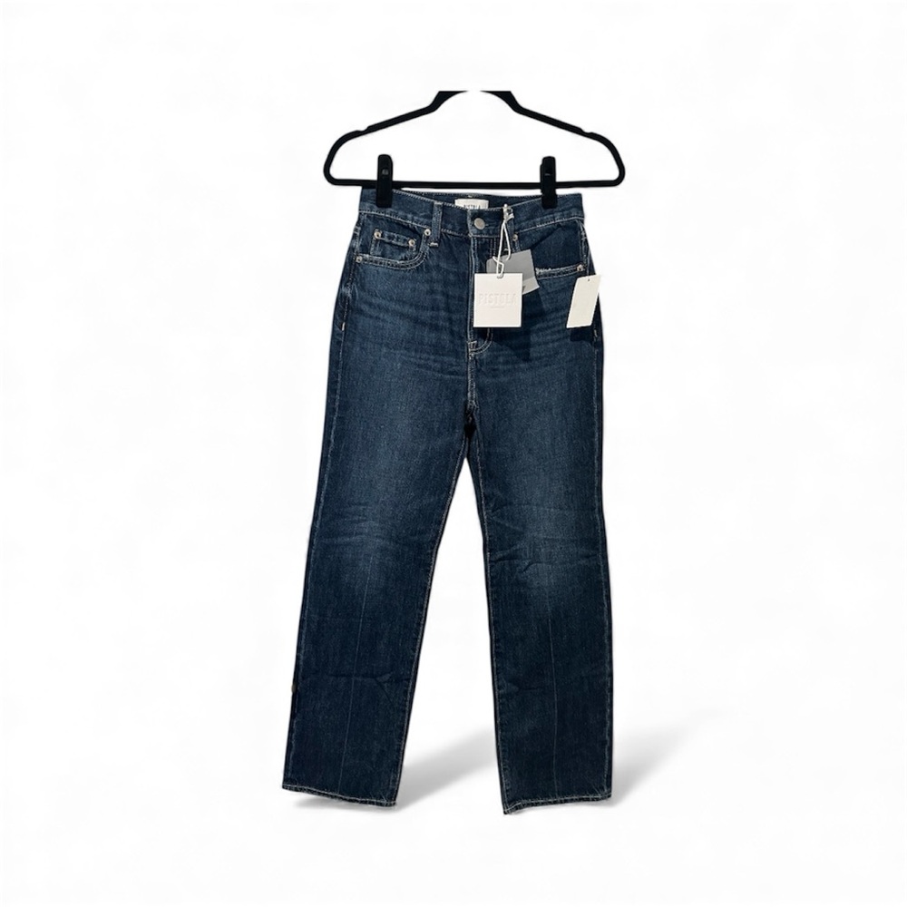 Pistola Cassie super high rise straight Denim Jeans New with tags sz 25 petite - Picture 2 of 10